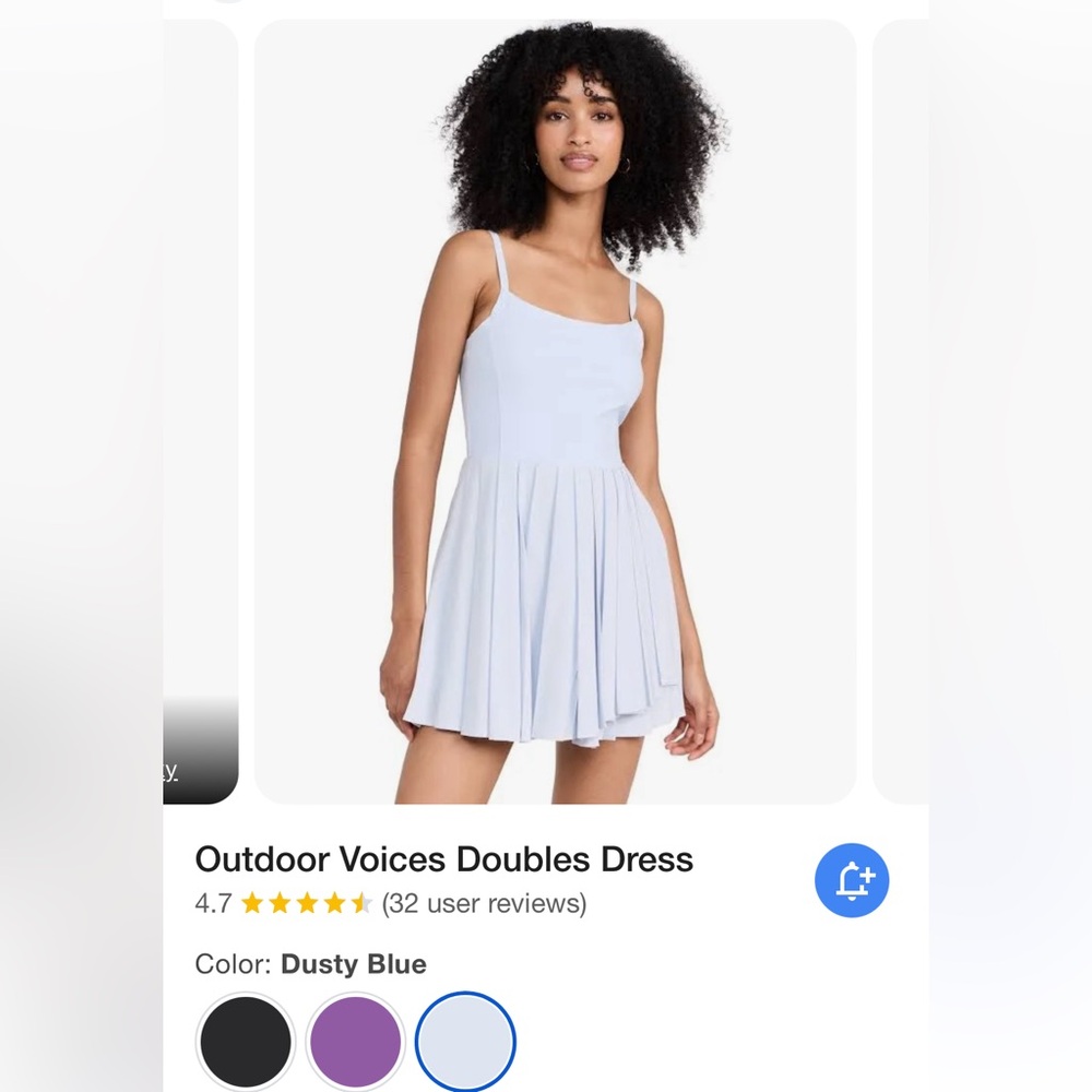 Outdoor Voices Doubles Dress